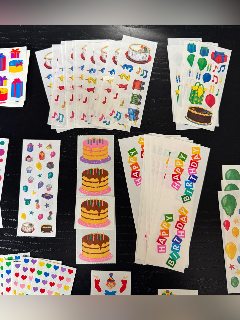 Creative Memories 90+ Sticker Lot Scrapbook Celebrate-Birthdays-Cake-Balloons - Picture 5 of 10